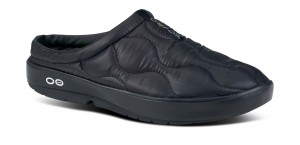 Oofos OOcoozie Thermo Mule Pantoffels Heren Zwart | 638417GAV