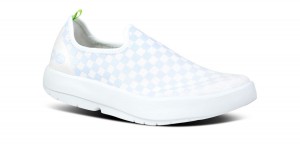 Oofos OOmg eeZee Low Shoe Schoenen Dames Wit Paars | 897064WPG